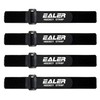EALER Heavy Duty Hockey Shin Straps (2 Pairs) for Easy