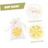 Ciieeo 4pcs Linen Incense Bags for Home Wardrobe Car Multi
