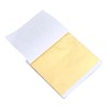 KONTONTY 50pcs 8x8.5cm Foil Leaf Sheets Imitation Leaf Art Foil