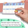 D&J Dog Feeding Reminder, Fridge Magnet with AM/PM Indication Chart