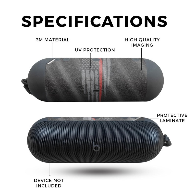 Glossy Glitter Speaker Skin Compatible with Beats Pill (2024) -