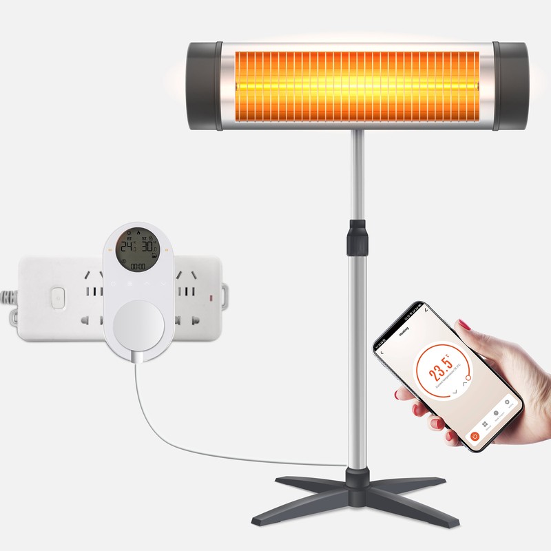 WiFi Digital Thermostat Outlet Plug 16A Outlet Tuya App Voice