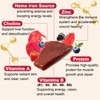 Well&Whole Grass Fed Beef Liver Gummies, Dessicated Beef Liver Supplement