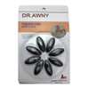 8pc SNAG FREE BLACK SAFETY PINS HIJAB SCARF TAILOR PIN