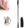 Jiawu Shoe Horn Long Handle -16.9"-33.5" Telescopic Metal Shoe Horn