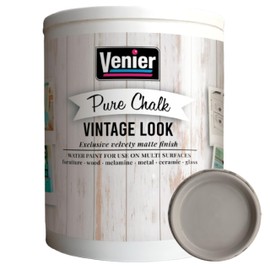 Chalk Pure Paint - for Furniture, Crafts, Home Decor - All-in-One – DIY – Eco-Friendly (Vintage [Country Gray]), (33.81 oz)…