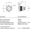 Push Button – Screw Contacts – Diameter 16 mm –