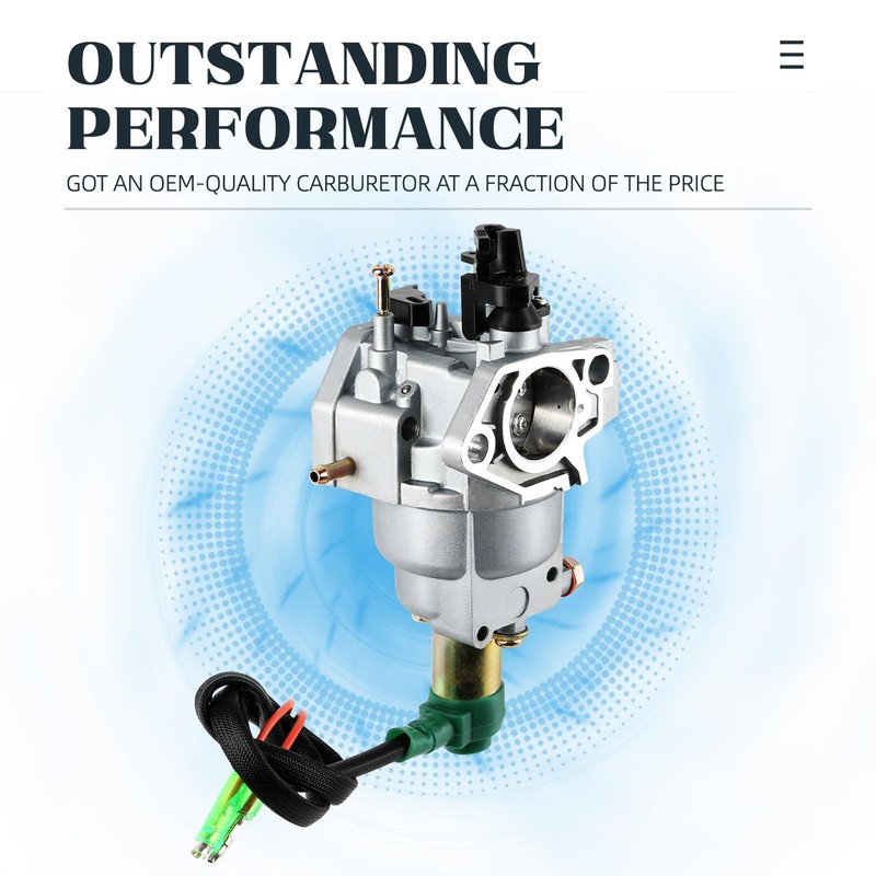 Carburetor Compatible with Harbor Freight Predator 420CC 5000W 8750W 7000W