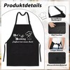 Aomaic Barbecue Apron for Men, Barbecue Cooking Apron Men's Apron