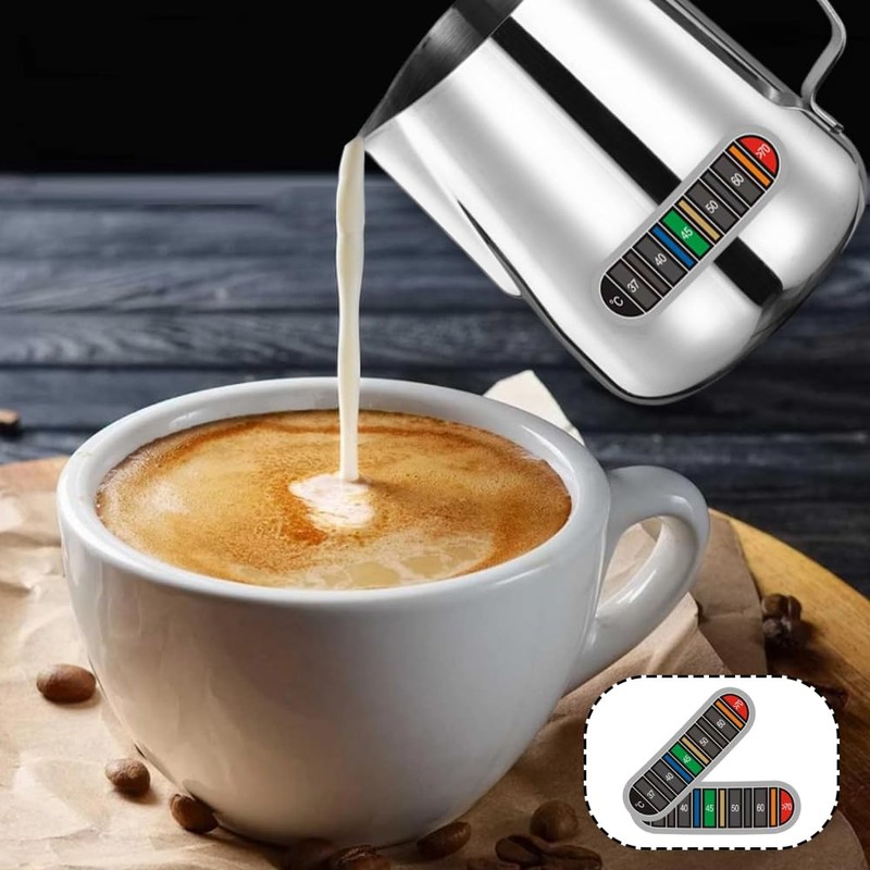 2 Pcs Color Changing Temperature Sticker Milk Jug Thermometer Sticker