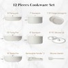 【Black Friday】12 Pcs Pots and Pans Set Nonstick - Kitchen