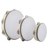 Tambourine for adults 10 inch Hand Held Drum Bell Birch
