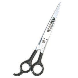 Dubl Duck Carbon Steel Small Pet Fillipino 88B Straight Shears with Plastic Coated Handles, 8-1/4-Inch