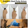 suokoun Spackle Knife Set, 5 PCS Stainless Steel Putty Knife