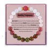ARHTF Fertility Bracelets for Women Halthy Pregnancy Bracelet Fertility Crystals