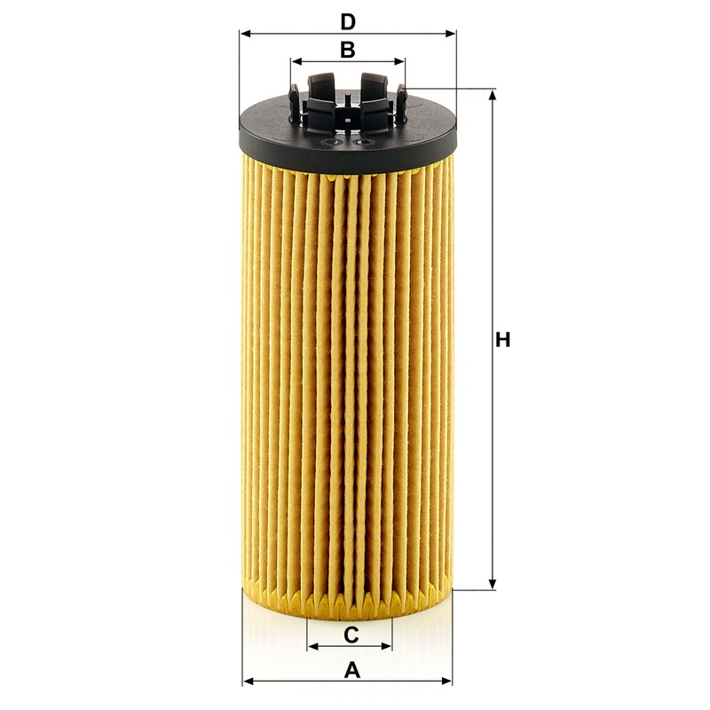 Mann Filter HU 6012 z KIT Cartridge Oil Filter Replacement