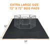 Washable Pee Pads for Dogs 72"×72" Waterproof Mat Non-Slip, Reusable