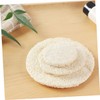 Beavorty 1set Sponge Puff Face Exfoliating Luffas Travel Makeup Wipes