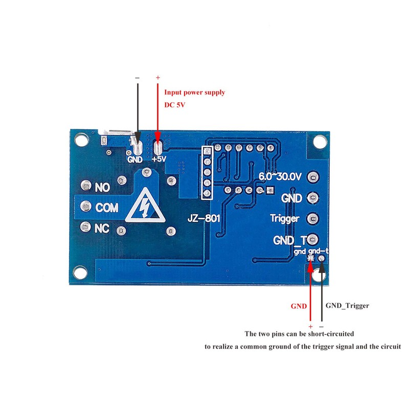 [2 Pack] DC 6-30V Timer Relay Programmable Delay Relay Module