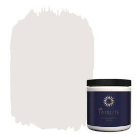 KILZ TRIBUTE Paint & Primer, Interior, Color Sample, Collector's White, 8 Ounces