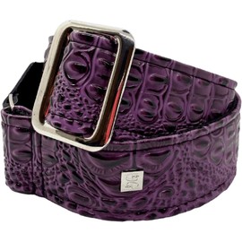 GET'M GET'M Aussie Gator Passion Orchid 2 Inch Guitar Strap