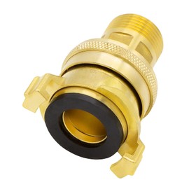 VARIOSAN Geka System 14009 Suction and High Pressure Coupling 3/4 Inch Male Thread Blank Brass