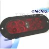 TecNiq Inc. Red STT 6" Oval Stop Tail Turn &