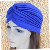Sosoport Elastic Cotton Turban Hat Baotou Turtleneck for Women Warm