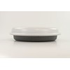 TUPPERWARE UltraPro cake mold gray + lid white