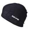 Adult Fabric Swim Cap Black 20ea