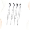 GRIRIW 4pcs Stainless Steel Crab Fork Spoon Set Seafood Tools