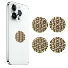 HAMKU 4 Stück Strahlenschutz Handy Aufkleber Strahlenschützer Handy handystrahlung blockieren Handy Strahlung Abschirmung Sticker für Telefon Laptop und Alle Elektronischen GeräTe