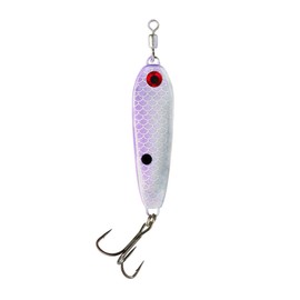 War Eagle WE78JS329 War 7/8 Jiggin Spoon Artificial Fishing Bait, Purple Shad