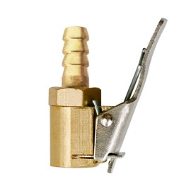 D.B.J 2pcs 6mm Car Air Pump Thread Nozzle Adapter Tire Air Chuck Car Pump Accessories Fast Conversion Head Clip Type Nozzle Inflator Pump Pure Copper