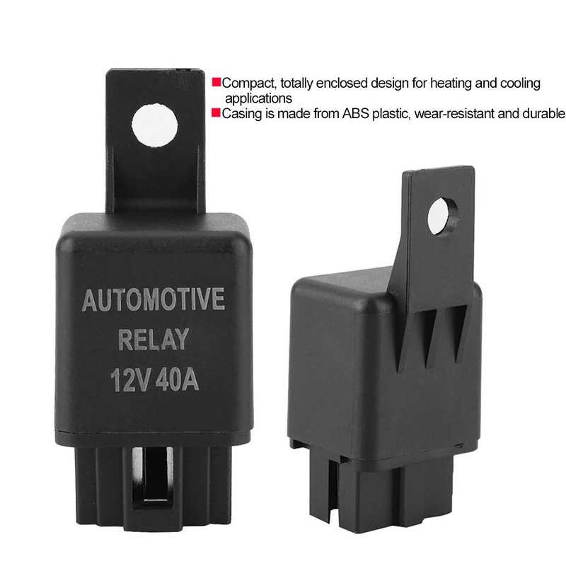 KIMISS Car Relay, 40A 12V Car Universal Car Vehicle Motor