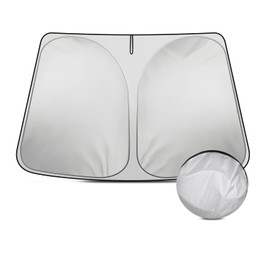 LANGBEAN Foldable Sun Shade Windscreen for VW Tiguan 3 2024 2025 2026, Sun Visor Protection for Windscreen Heat Blocker UV Protection, Accessories for Tiguan III