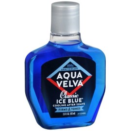 Aqua Velva Cooling After Shave Classic Ice Blue 3.5 OZ