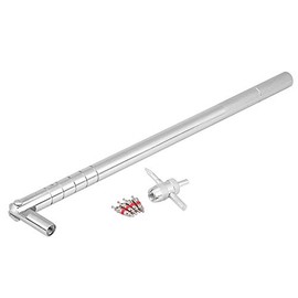 Kit de 6 Herramientas para Instalación Extracción de Válvulas de Neumáticos 10.5 Pulgadas con 5 Núcleos de Reparación para Autos Motos Scooters Uso en Taller o Viaje Metal