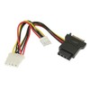 SataGear 5in. SATA Power to 4 Pin Molex & 4