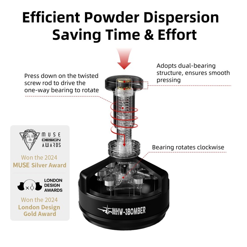 MHW-3BOMBER WDT Tool Espresso 54mm for Breville, Espresso Distribution Tool