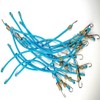Mini Bungee Cords with Hooks, 15 Pcs Elastic Bungee Cords,