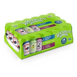 5 Pack Waterloo Sparkling Water Variety Pack 12 fl. oz.(5 x 24 pk)