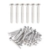 IMScrews 50pcs #8 x 1-1/2" (38mm) Stainless Flat Head Phillips