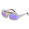 Welding Glasses Soldering Goggles Auto Darkening Solar Power Battery for