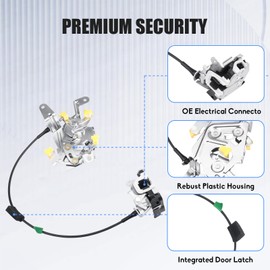 Left Driver Side Rear Door Lock Lower Compatible with 1997 1998 1999 2000 2001 2002 2003 2004 Ford F150, 97-99 Ford F250, 2000 Ford Lobo Door Lower Latch 6L3Z-18264A01-C 6L3Z18264A01C