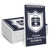 Glenmal 6 Pack First Responders Vital Statistics Notebook Medical Notebook