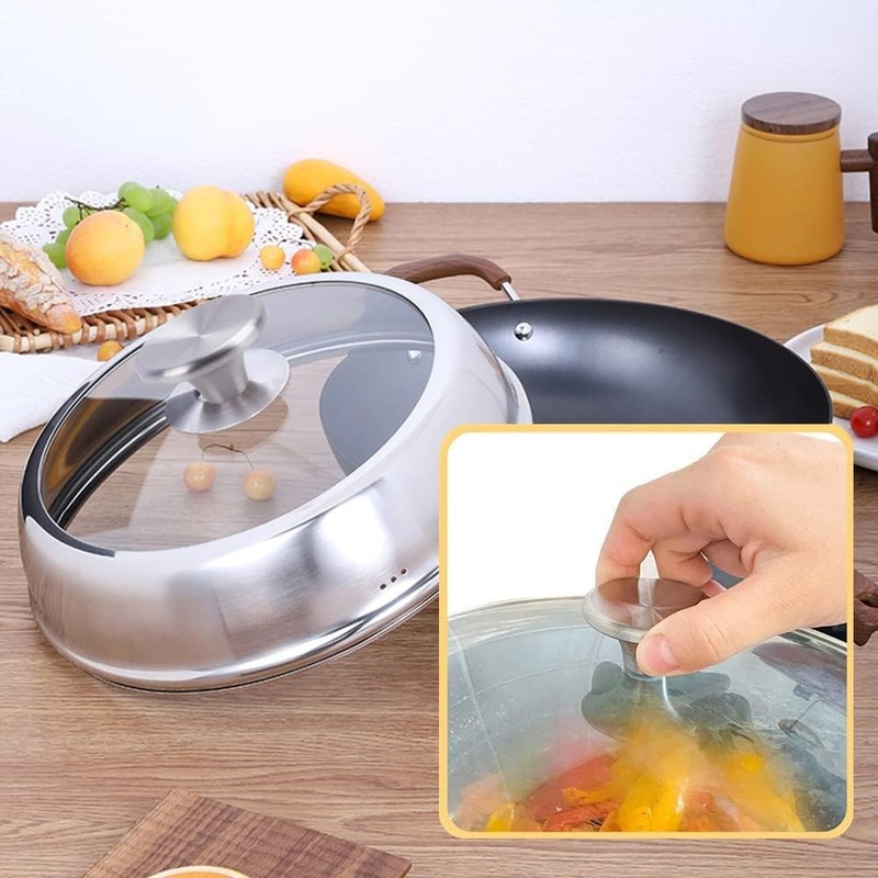 ILOVYO Dutch Oven Knob Stainless Steel Replacement Handle for Le