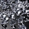 DomeStar 1,000PCS Diamond Decorations, Clear Diamonds Vase Fillers Fake Diamonds