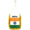 India Mini Banners (Set of 12 Polyester Flags)