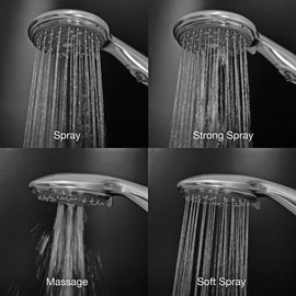 Dura Faucet Premium RV Handheld Shower Wand with Eco-Friendly On/Off Switch (Chrome Polished)